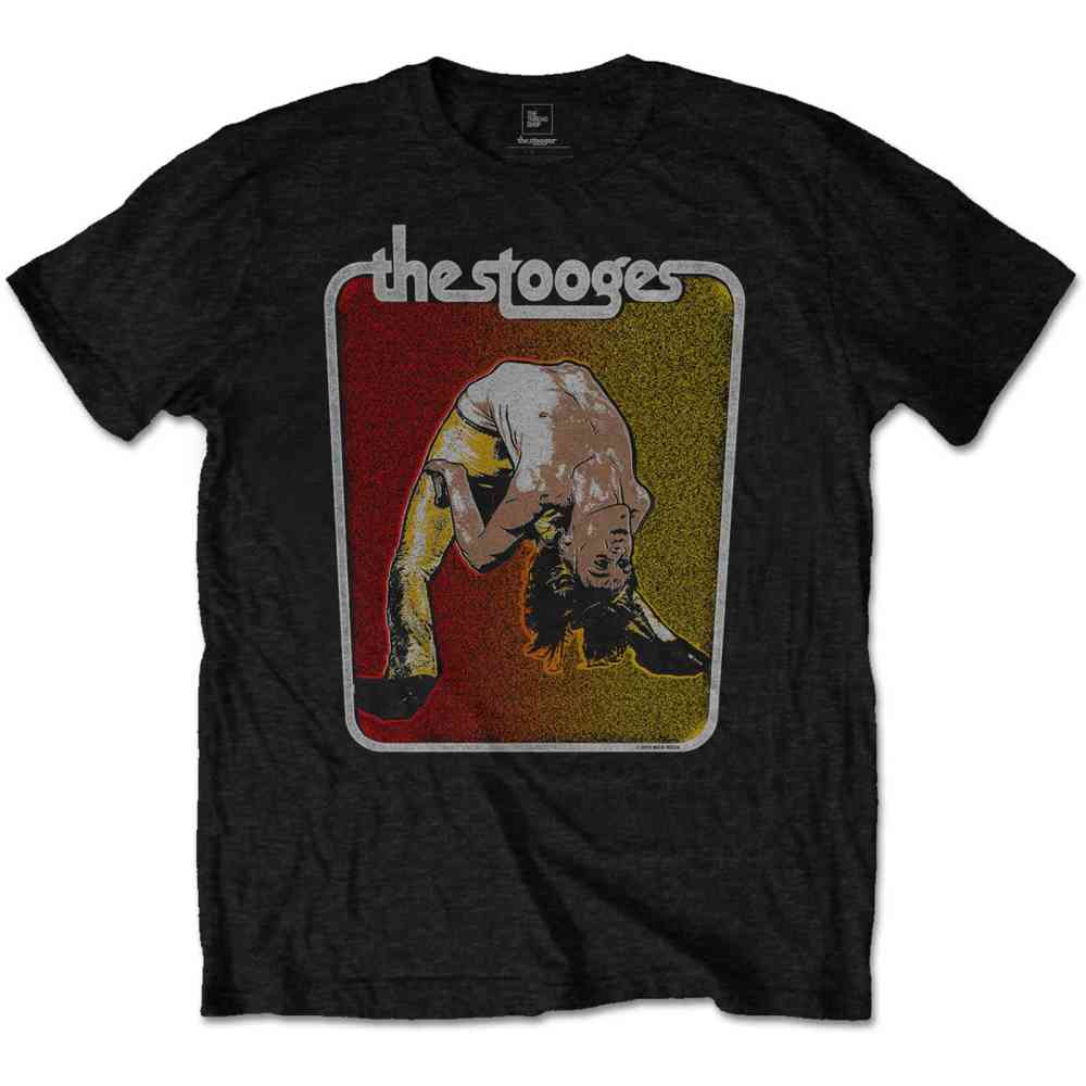 The Stooges - Iggy Bent Double Herren TShirt - Schwarz